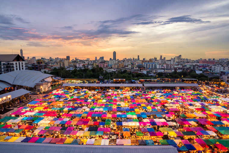 Thailand Markets, Bangkok , Tour Thailand