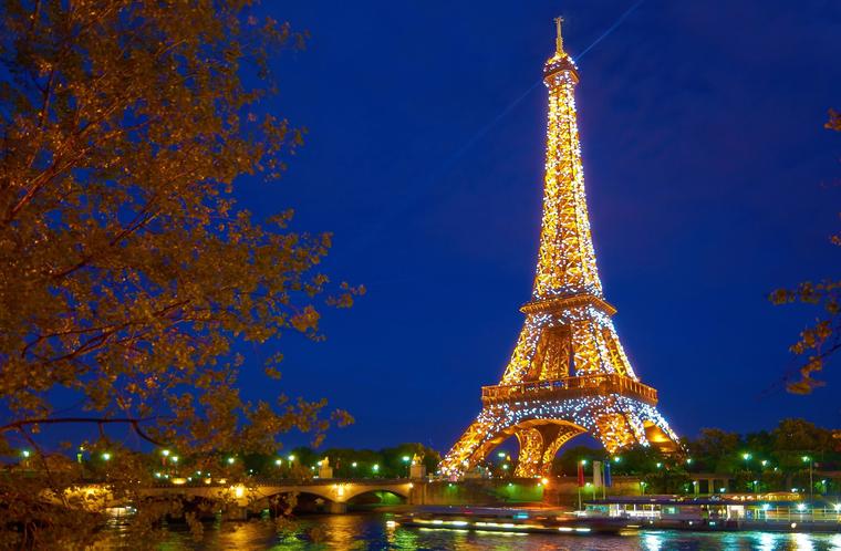 Eiffel Tower at Night, Paris tours 