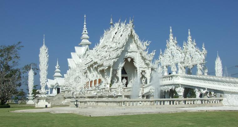 Wat Rong Khun Thailand, The white temple, Southeast asia Temples